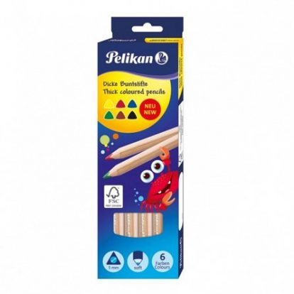 CREIOANE COLORATE GROASE 6/SET PELIKAN