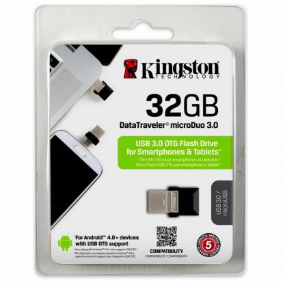 PEN DRIVE KINGSTON 32GB MICRODUO USB 3.0 MICRO USB OTG