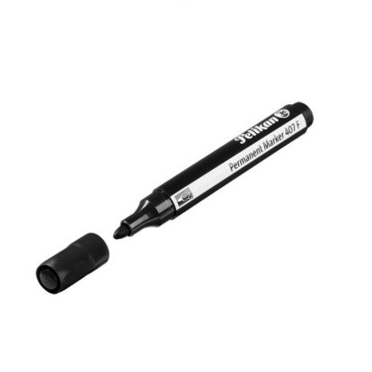 MARKER PERMANENT NEGRU 407 PELIKAN