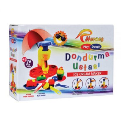 SET PLASTILINA 4X40GR ICE CREAM/HAMBURGER