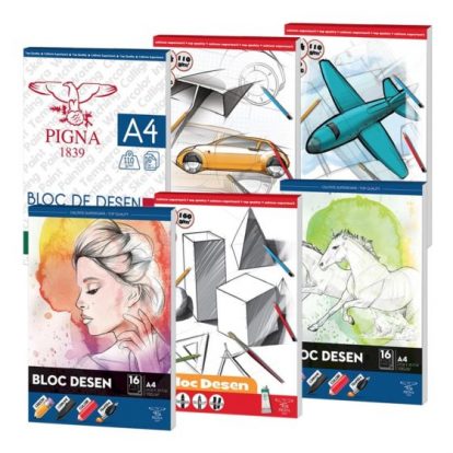 BLOC DESEN A4 16 FILE PIGNIA