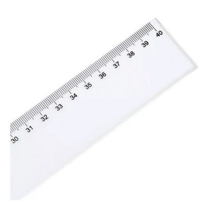 RIGLA 40CM TRANSPARENTA