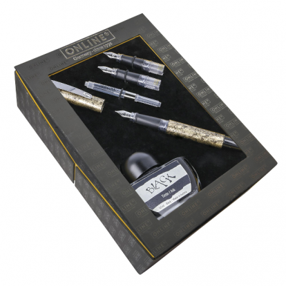 SET CALIGRAFIE STILOU + 2 PENITE + CALIMARA ONLINE