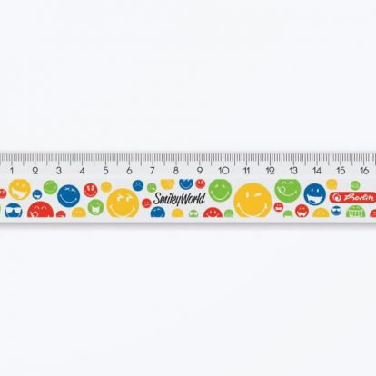 RIGLA 17CM SMILEY WORLD HERLITZ