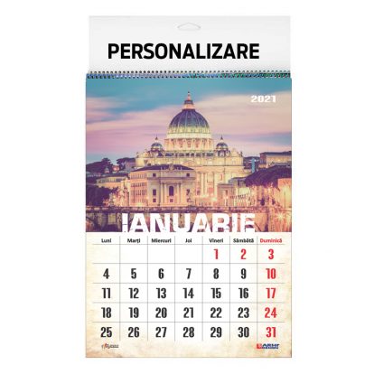 CALENDAR A3 POLICROMIE 2021 VINTAGE