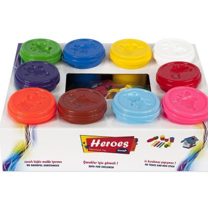 PLATILINA PLAY-DOUGH 10X125 GR + 9 FORME
