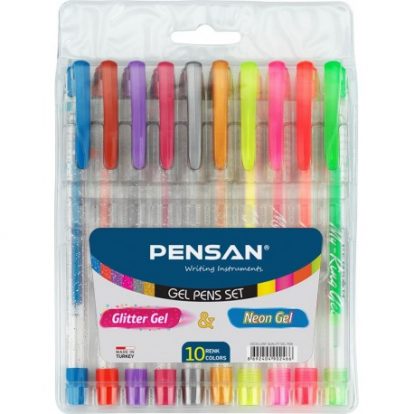 SET PIXURI PENSAN GLITTER + NEON